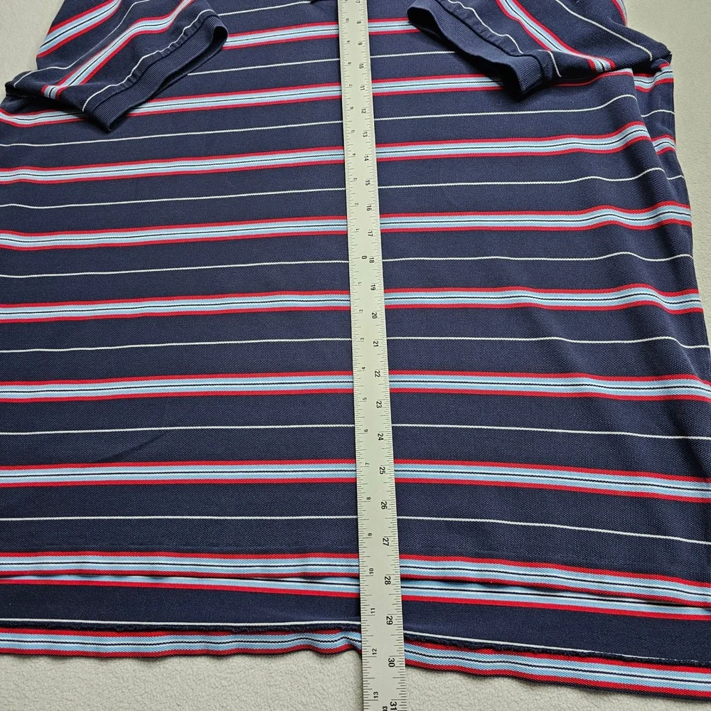 Polo‎ Ralph Lauren Men's Polo Shirt Size XXL Classic Fit Blue Red Short Sleeve